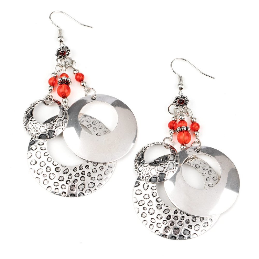 Wanderlust Garden - Red Earrings